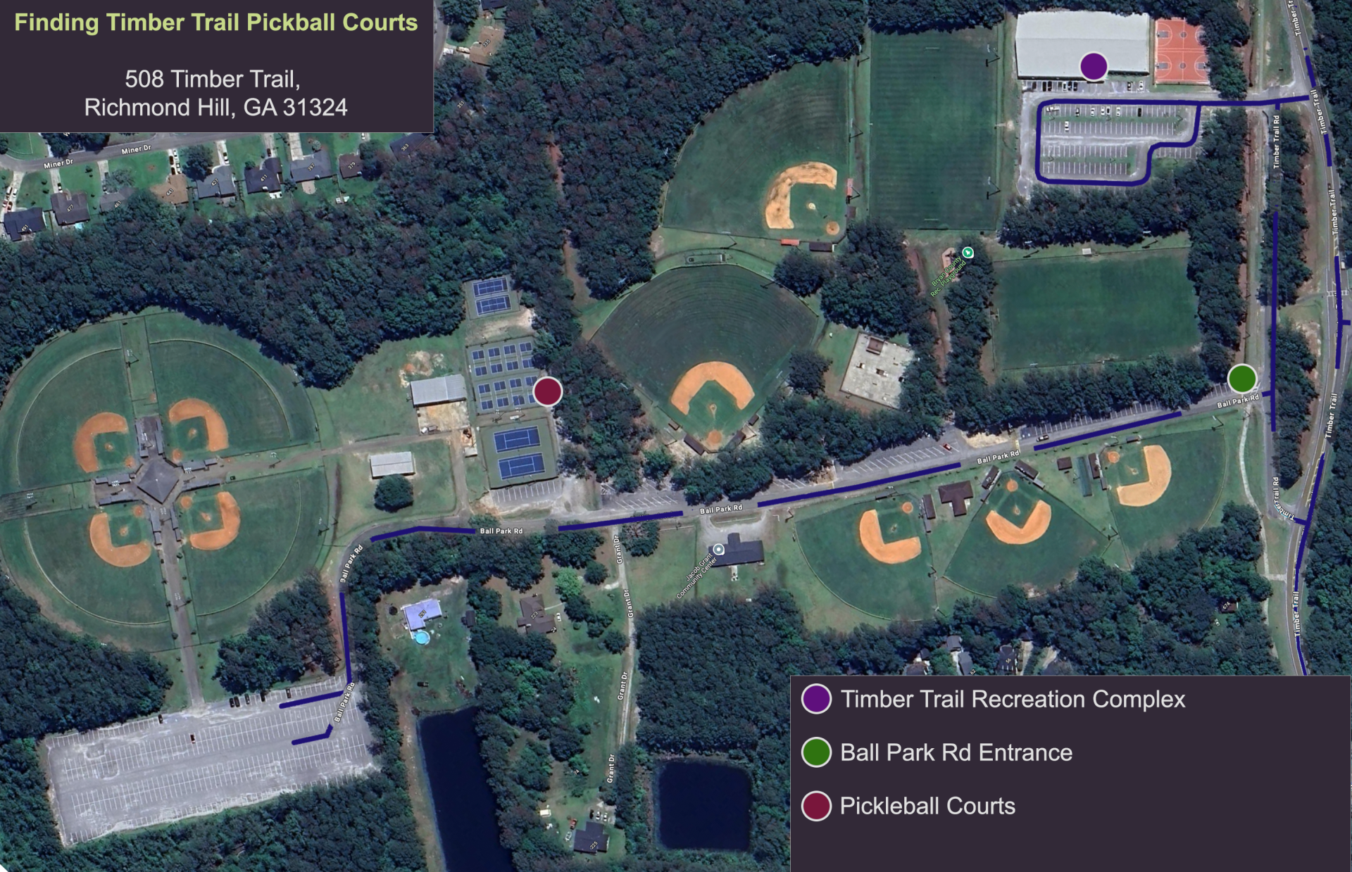 Pickleball Map